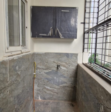 Bathroom in 3 BHK Builder Floor at Kondapur – for Rent