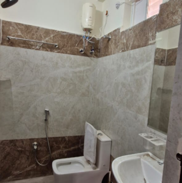 Bathroom in 3 BHK Builder Floor at Kondapur – for Rent