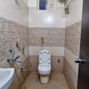 Bathroom in 3 BHK Builder Floor at Kondapur – for Rent
