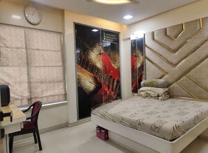 Bedroom in 3 BHK Apartment at Lodha Luxuria, Majiwada – for Sale