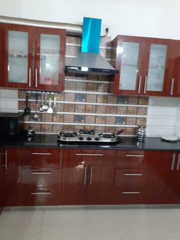 Kitchen in 3 BHK Apartment at Golden Sand Apartments, Dhakoli Village – for Rent
