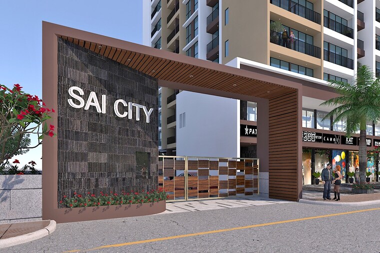 Exterior View, om-sai-city-dombivli 1 Bedroom 393 Sq.Ft. Apartment In Nilaje N V Thane 8559385