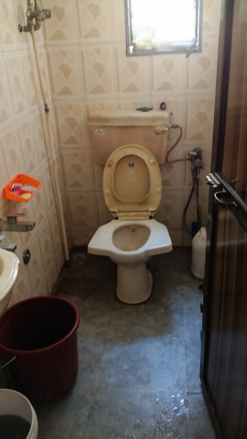 Bathroom in 1 BHK Apartment at Kopar Khairane – for Rent