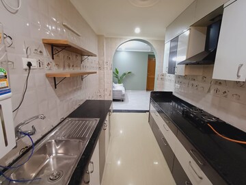 Kitchen in 3 BHK Builder Floor at Sushant Lok 3, Sector 57 – for Sale