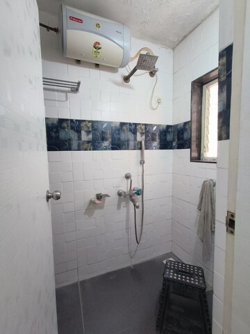 Bathroom in 1 BHK Apartment at Wadgaon Sheri – for Rent