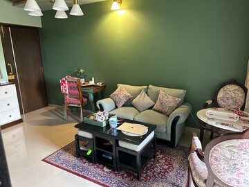 Living Room in 1 BHK Apartment at Tulsi Chambers, Chembur – for Rent