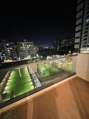 Balcony in 2 BHK Apartment at Majestique Signature Towers, Balewadi – for Rent