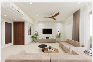 Living Room in 4 BHK Apartment at Hiranandani Lake Enclave Glendale, Ghodbunder Road – for Sale