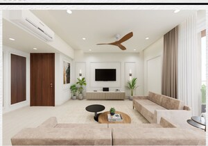 Living Room in 4 BHK Apartment at Hiranandani Lake Enclave Glendale, Ghodbunder Road – for Sale