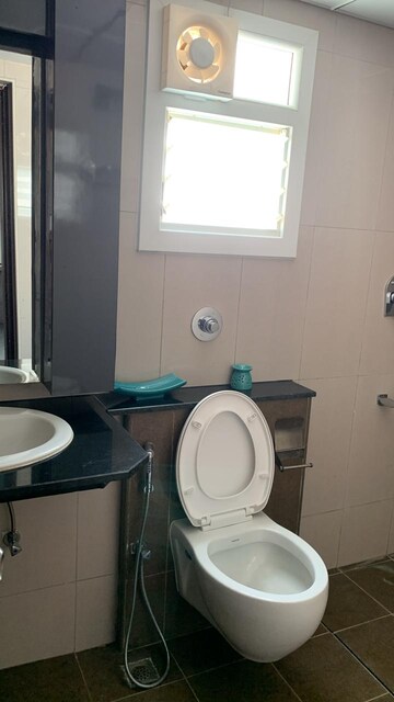 Bathroom in 2 BHK Apartment at Puravankara Palm Beach, Hennur – for Sale