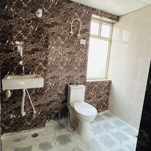 Attached Bathroom in 3 BHK Apartment at Ushay Towers, New Tara Nagar – for Sale