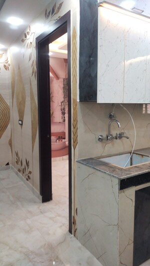 Kitchen in 3 BHK Builder Floor at Vipin Garden – for Sale