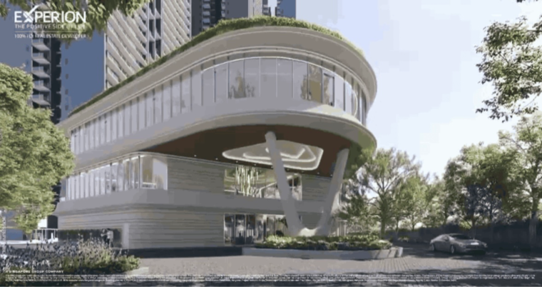 Exterior View, experion-the-trillion 3 Bedroom 3000 Sq.Ft. Apartment In Sispal Vihar Gurgaon 8560442