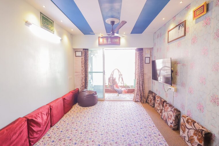 Living Room, pride-presidency-luxuria 2.5 Bedroom 1200 Sq.Ft. Apartment In Ghodbunder Road Thane 8560434