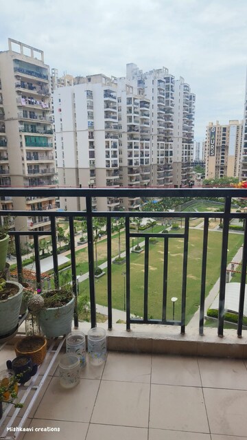 Balcony in 2 BHK Apartment at Galaxy North Avenue ll, Gaur City 2  – for Rent