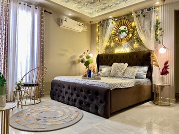Living Room in 3 BHK Builder Floor at Freedom Fighters Enclave – for Rent