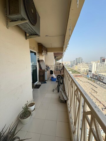 Balcony in 2 BHK Apartment at Gaur City 7th Avenue, Sector 4, Greater Noida – for Rent