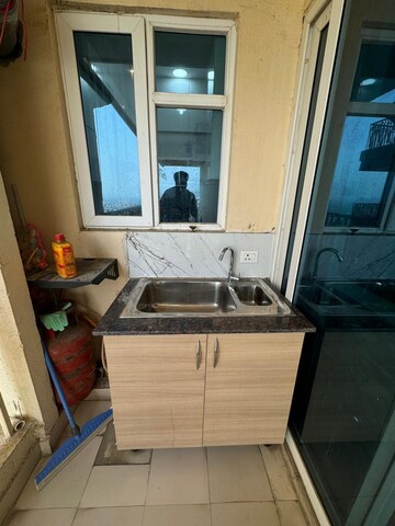 Living Room in 2 BHK Apartment at Gaur City 7th Avenue, Sector 4, Greater Noida – for Rent