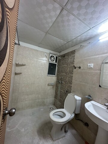 Bathroom in 3 BHK Apartment at Windsor Paradise 2, Raj Nagar Extension – for Rent