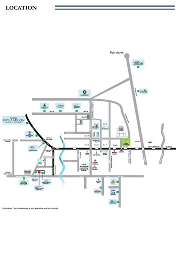 4 BHK Apartment – Map Location View at Mahagun My Laagoon, Sector 12 Greater Noida - for Sale