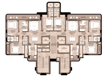 Floor Plan in 3 BHK Apartment at CRC Maesta, Sector 1 Greater Noida – for Sale