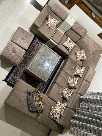 Living Room in 4 BHK Villa at Asha Township, Hennur Road – for Sale