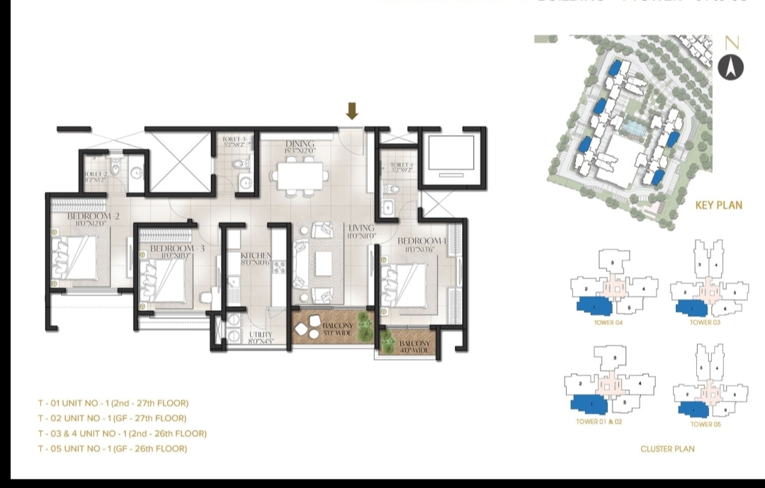 3 BHK Apartment For Sale in Aston Park At The Prestige City
