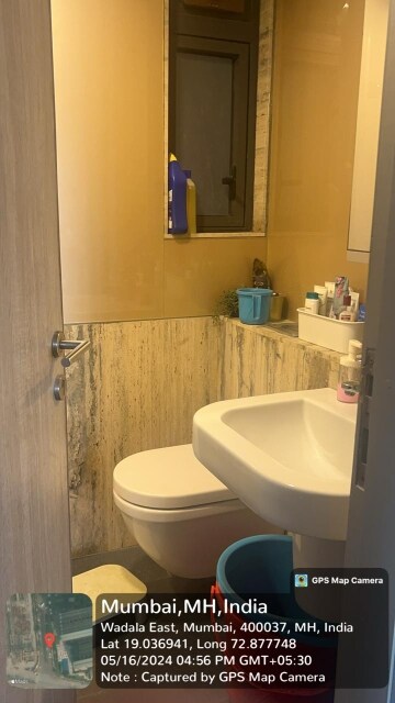 Bathroom in 2 BHK Apartment at Lodha New Cuffe Parade, Wadala – for Rent