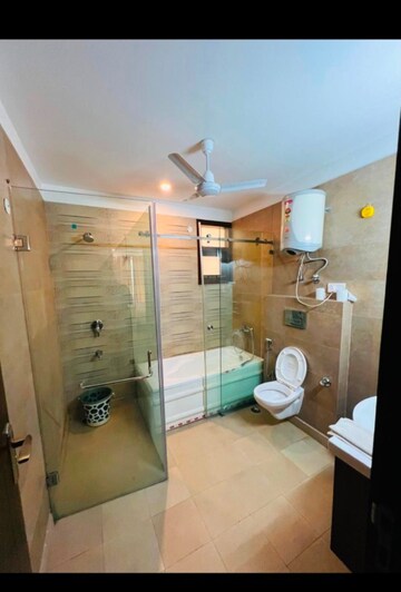 Bathroom in 3 BHK Builder Floor at Milan CGHS, Sector 39 – for Rent