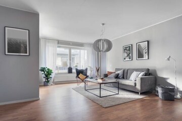 Living Room in 2 BHK Apartment at Runwal 25 Hour Life, Manpada – for Sale