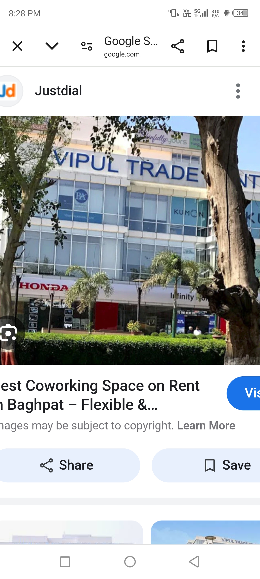 Office Space For Rent in Vipul Trade Centre