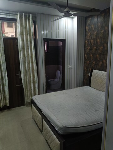 Bedroom in 3 BHK Builder Floor at Shri Devaji Residency, Dhakoli Village – for Rent