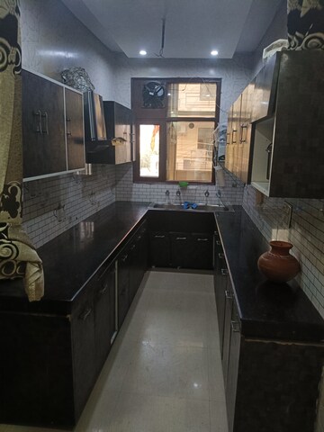 Kitchen in 3 BHK Builder Floor at Shri Devaji Residency, Dhakoli Village – for Rent