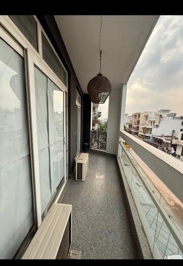 Balcony in 3 BHK Builder Floor at RWA Residential Society Sector 46, Sector 46 – for Rent