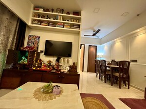 Living Room in 1 BHK Apartment at Lodha Amara, Kolshet Road – for Sale