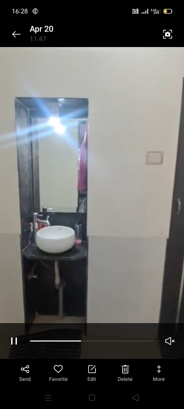 Bathroom in 2 BHK Apartment at Teerth Plaza, Mira Road – for Sale