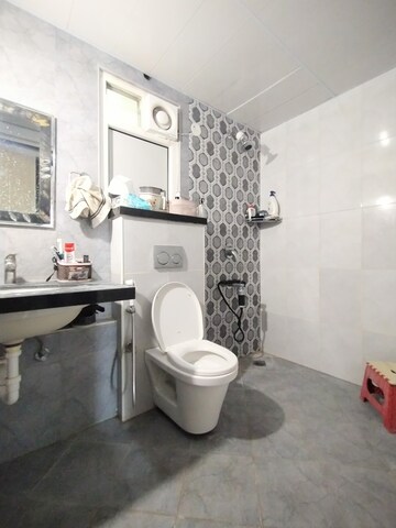 Bathroom in 2 BHK Apartment at Sumadhuras Silver Ripples, Whitefield – for Rent