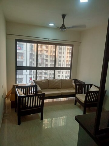 Living Room in 2 BHK Apartment at Lodha Crown Quality Homes, Majiwada – for Rent