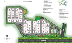 Master Plan in 3 BHK Apartment at RKs Oxygen Homes, Gajularamaram – for Sale