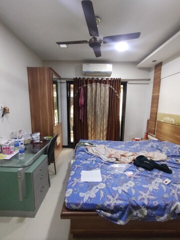 Master Bedroom in 3 BHK Apartment at Shree Balaji Satyam Towers, Kopar Khairane – for Rent