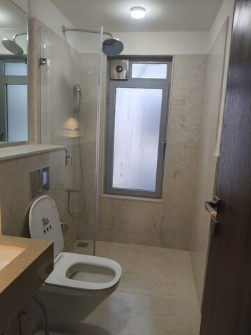 Attached Bathroom in 3 BHK Apartment at Piramal Aranya, Byculla – for Rent