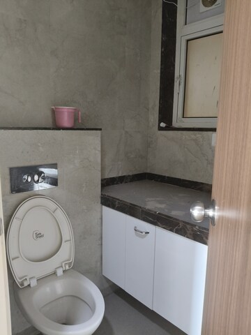 Bathroom in 3 BHK Apartment at LnT Crescent Bay T3, Parel – for Rent