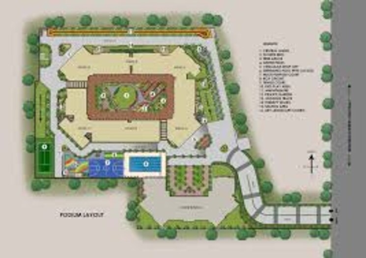 Master Plan, shapoorji-pallonji-sarova 3 Bedroom 1076 Sq.Ft. Apartment In Kandivali East Mumbai 8561781