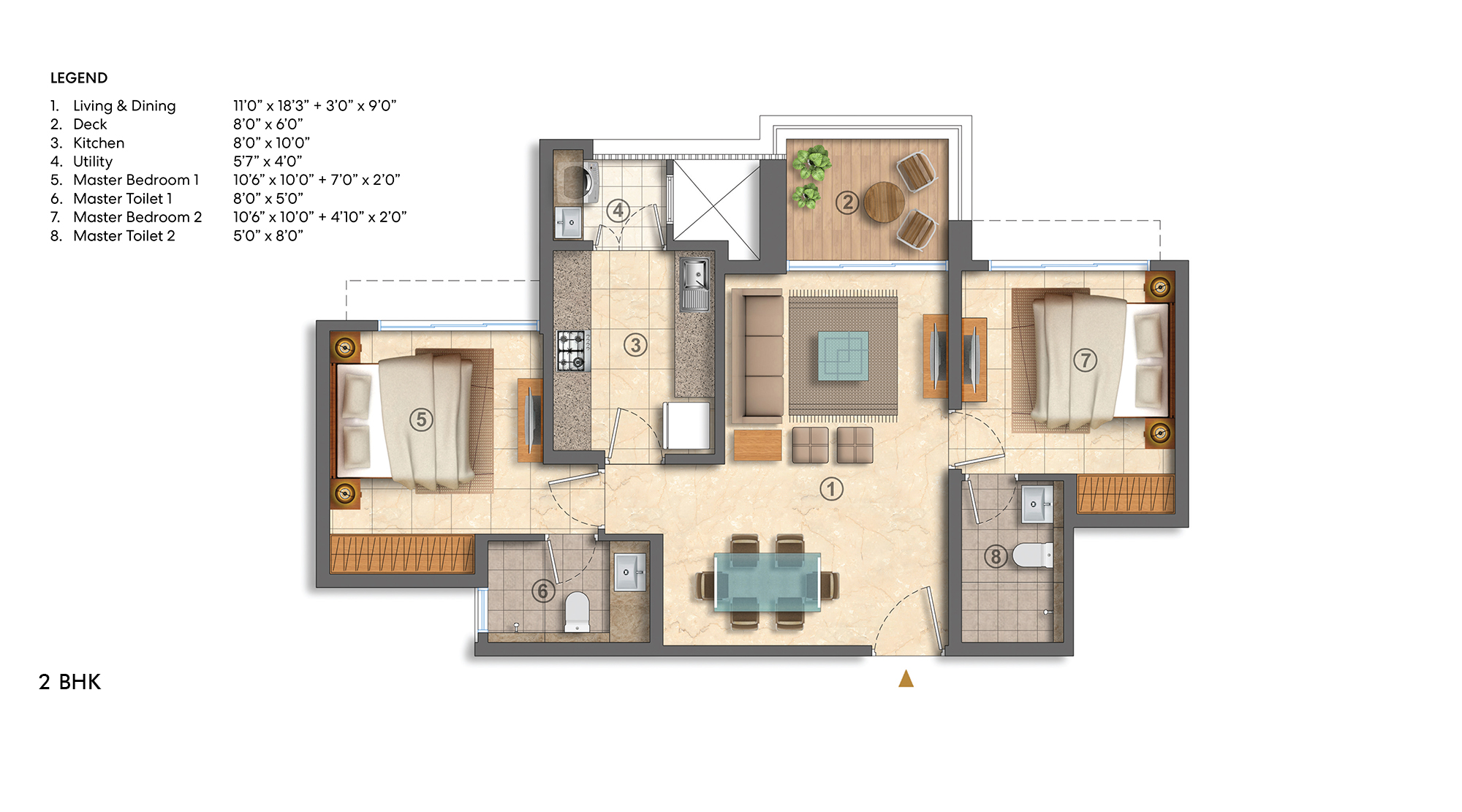 2 BHK Apartment For Sale in Lodha Bellavista