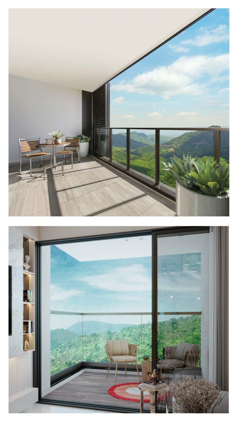 Balcony, lodha-bellavista 2 Bedroom 760 Sq.Ft. Apartment In Manpada Thane 8561783