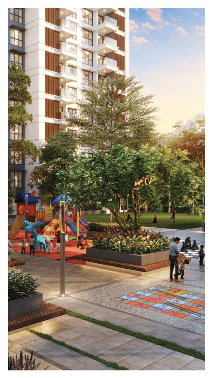 Garden, lodha-bellavista 2 Bedroom 760 Sq.Ft. Apartment In Manpada Thane 8561783