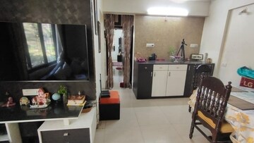 Kitchen in 1 BHK Apartment at Raunak Bliss B1, Ghodbunder Road – for Rent
