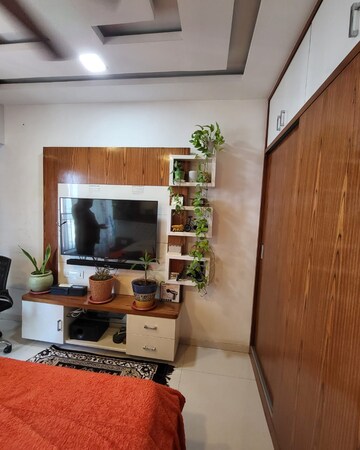 Living Room in 1 BHK Apartment at Raunak Heights, Ghodbunder Road – for Rent