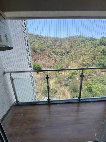 Balcony in 1 BHK Apartment at Raunak Heights, Ghodbunder Road – for Rent