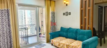 Living Room in 2 BHK Apartment at Nyati Elysia, Kharadi – for Rent